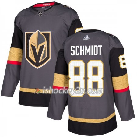 Mænd NHL Vegas Golden Knights Trøje Nate Schmidt 88 Adidas 2017-2018 Grå Authentic